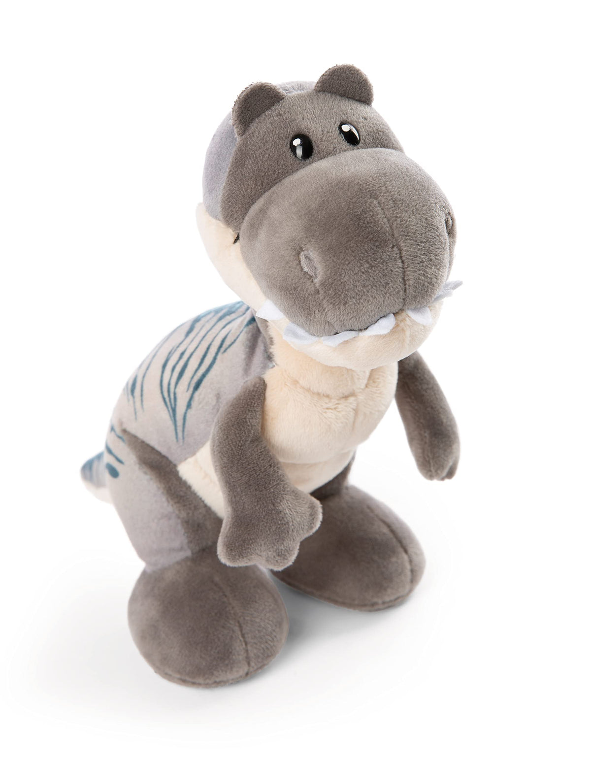 NICI Kuscheltier Dino Tony-Rex 17 cm – Stofftier aus weichem Plüsch, niedliches Plüschtier zum Kuscheln und Spielen, für Kinder & Erwachsene, 48807, tolle Geschenkidee, grau